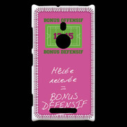 Coque Nokia Lumia 925 Mêlée relevée Bonus offensif-défensif Rose
