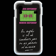 Coque Samsung ACE S5830 Le combat Bonus offensif-défensif Noir