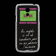 Coque Samsung Galaxy S4mini Le combat Bonus offensif-défensif Noir