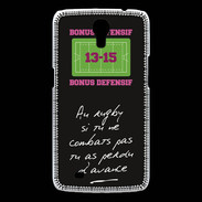 Coque Samsung Galaxy Mega Le combat Bonus offensif-défensif Noir