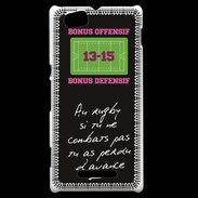Coque Sony Xperia M Le combat Bonus offensif-défensif Noir
