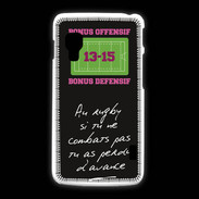 Coque LG L5 2 Le combat Bonus offensif-défensif Noir