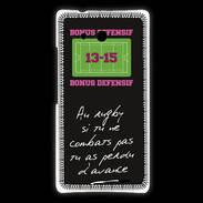 Coque Huawei Ascend Mate Le combat Bonus offensif-défensif Noir