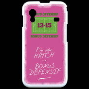 Coque Samsung ACE S5830 Fin de match Bonus offensif-défensif Rose