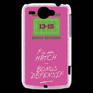 Coque HTC Wildfire G8 Fin de match Bonus offensif-défensif Rose