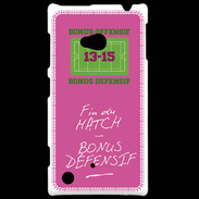 Coque Nokia Lumia 720 Fin de match Bonus offensif-défensif Rose