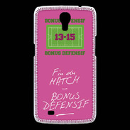 Coque Samsung Galaxy Mega Fin de match Bonus offensif-défensif Rose