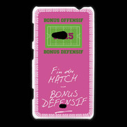 Coque Nokia Lumia 625 Fin de match Bonus offensif-défensif Rose