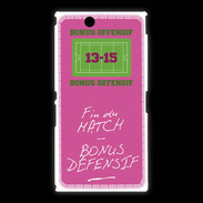 Coque Sony Xpéria Z Ultra Fin de match Bonus offensif-défensif Rose