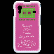 Coque Samsung ACE S5830 Plaquage Bonus offensif-défensif Rose