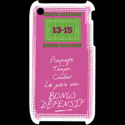 Coque iPhone 3G / 3GS Plaquage Bonus offensif-défensif Rose