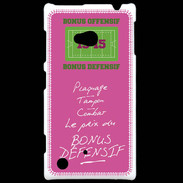 Coque Nokia Lumia 720 Plaquage Bonus offensif-défensif Rose
