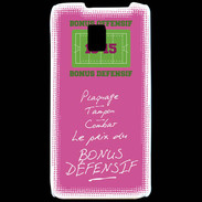 Coque LG P990 Plaquage Bonus offensif-défensif Rose