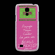 Coque Samsung Galaxy S4mini Plaquage Bonus offensif-défensif Rose