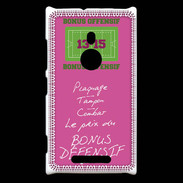 Coque Nokia Lumia 925 Plaquage Bonus offensif-défensif Rose