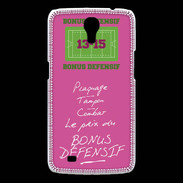 Coque Samsung Galaxy Mega Plaquage Bonus offensif-défensif Rose