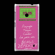 Coque Nokia Lumia 520 Plaquage Bonus offensif-défensif Rose