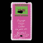 Coque Nokia Lumia 625 Plaquage Bonus offensif-défensif Rose