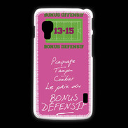 Coque LG L5 2 Plaquage Bonus offensif-défensif Rose