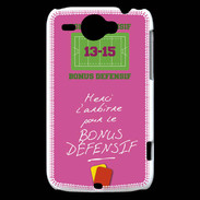 Coque HTC Wildfire G8 Merci l'arbitre Bonus offensif-défensif Rose