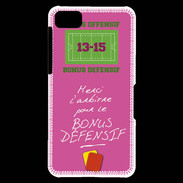 Coque Blackberry Z10 Merci l'arbitre Bonus offensif-défensif Rose