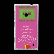 Coque Nokia Lumia 520 Merci l'arbitre Bonus offensif-défensif Rose