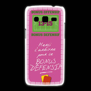 Coque Samsung Galaxy Express2 Merci l'arbitre Bonus offensif-défensif Rose