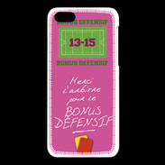 Coque iPhone 5C Merci l'arbitre Bonus offensif-défensif Rose
