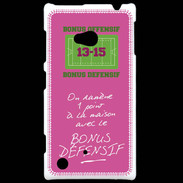 Coque Nokia Lumia 720 1 point bonus offensif-défensif Rose