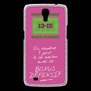 Coque Samsung Galaxy Mega 1 point bonus offensif-défensif Rose