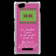 Coque Sony Xperia M 1 point bonus offensif-défensif Rose