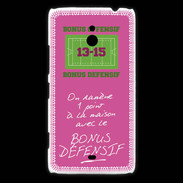 Coque Nokia Lumia 1320 1 point bonus offensif-défensif Rose