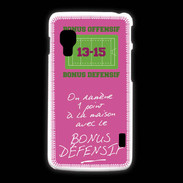 Coque LG L5 2 1 point bonus offensif-défensif Rose