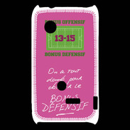 Coque Sony Xperia Typo Obtenir le Bonus offensif-défensif Rose