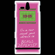 Coque Sony Xperia U Obtenir le Bonus offensif-défensif Rose