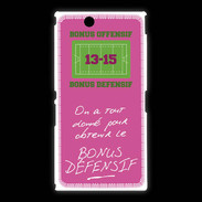 Coque Sony Xpéria Z Ultra Obtenir le Bonus offensif-défensif Rose