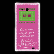 Coque Huawei Ascend Mate Obtenir le Bonus offensif-défensif Rose