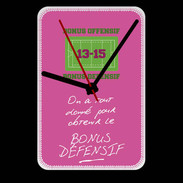 Grande pendule murale Obtenir le Bonus offensif-défensif Rose