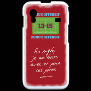 Coque Samsung ACE S5830 Les potes Bonus offensif-défensif Rouge