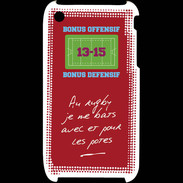 Coque iPhone 3G / 3GS Les potes Bonus offensif-défensif Rouge