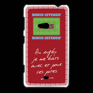 Coque Nokia Lumia 625 Les potes Bonus offensif-défensif Rouge