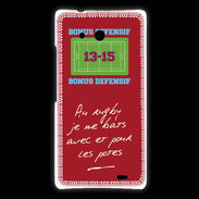 Coque Huawei Ascend Mate Les potes Bonus offensif-défensif Rouge