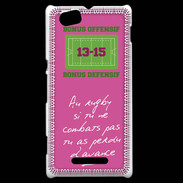 Coque Sony Xperia M Le combat Bonus offensif-défensif Rose
