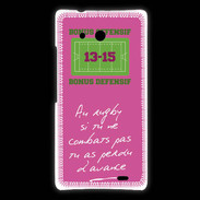 Coque Huawei Ascend Mate Le combat Bonus offensif-défensif Rose