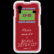 Coque Samsung ACE S5830 Mêlée relevée Bonus offensif-défensif Rouge