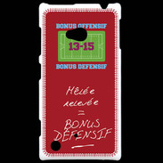 Coque Nokia Lumia 720 Mêlée relevée Bonus offensif-défensif Rouge