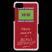Coque Blackberry Z10 Mêlée relevée Bonus offensif-défensif Rouge