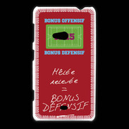 Coque Nokia Lumia 625 Mêlée relevée Bonus offensif-défensif Rouge