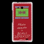 Coque Huawei Ascend Mate Mêlée relevée Bonus offensif-défensif Rouge