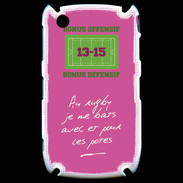 Coque Blackberry 8520 Les potes Bonus offensif-défensif Rose